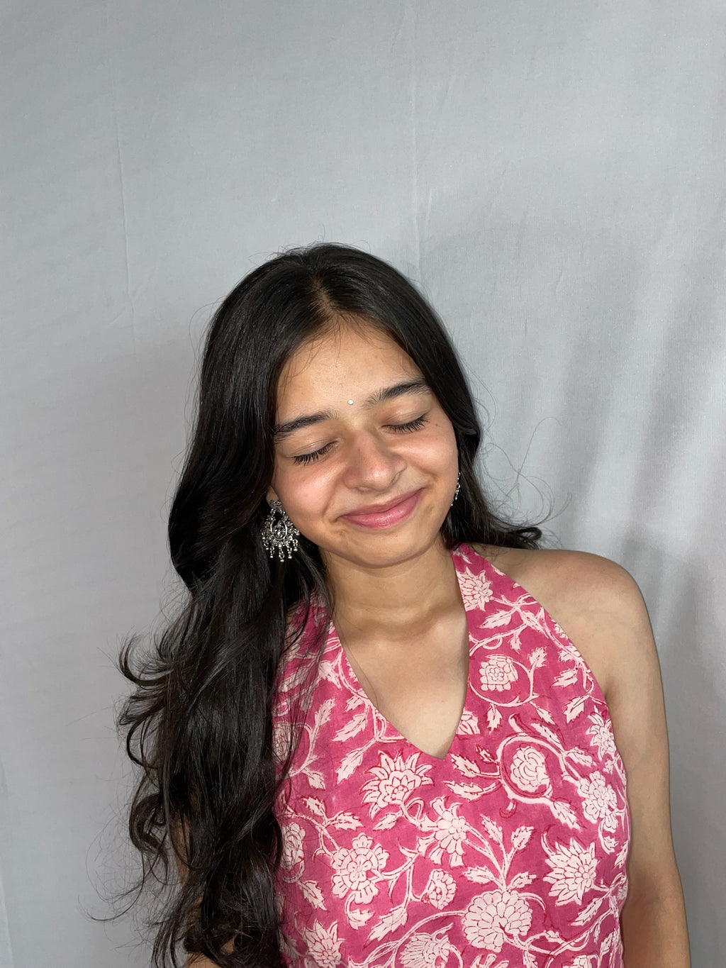 Taruni – Ornate Crescent Oxidized Silver Chandbalis
