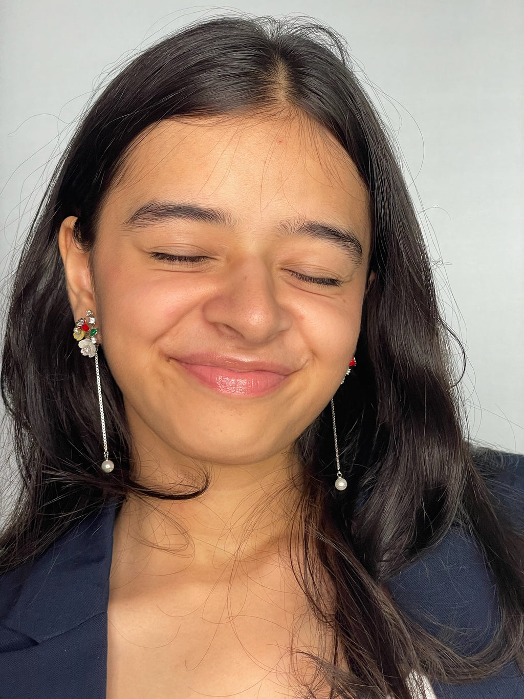 Aditi – Dual Shell Blossom Linear Threader Drops